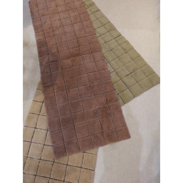 Beež villane vaip 80x230 cm Mosaic Sandstone – Lorena Canals-image-3