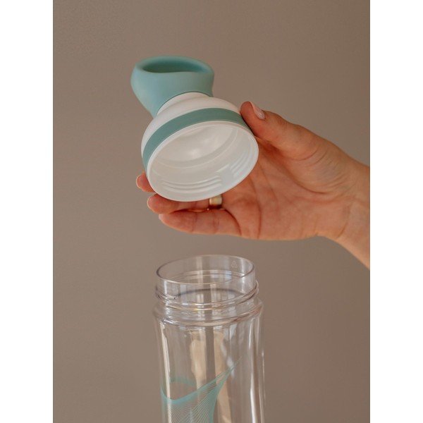 Valge-sinine reisipudel 0,8 l Flow Wave - Equa-image-3