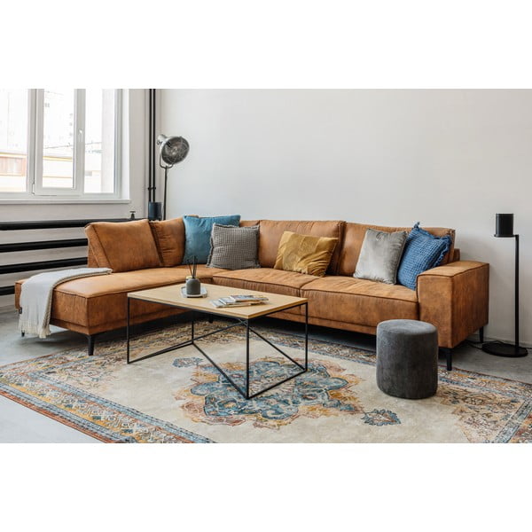 Helepruun kunstnahast nurgadiivan (parem nurk) Copenhagen - Scandic-image-1