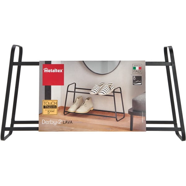 Must kahetasandiline jalatsiriiul Derby - Metaltex-image-2