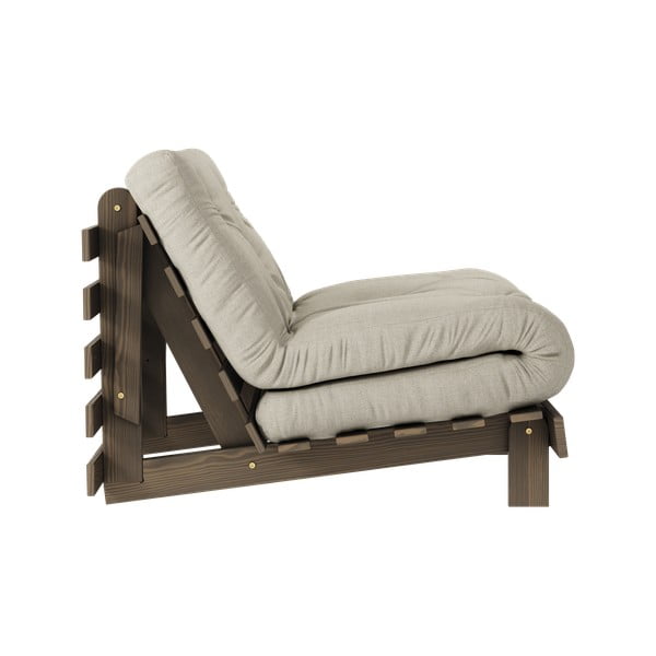 Beež linane tugitool Roots - Karup Design-image-3