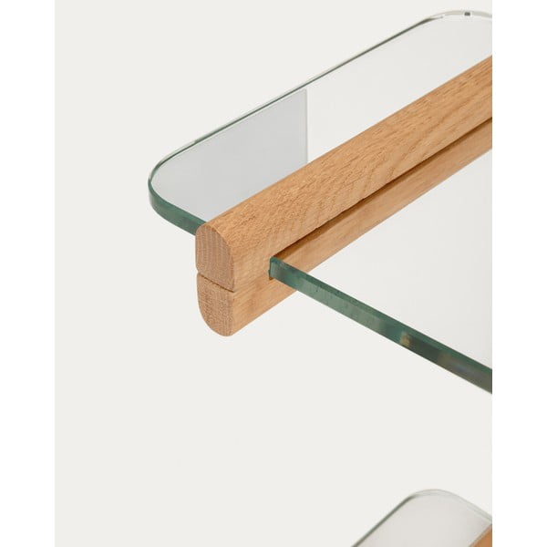 Klaasist komponent - riiul 90x10 cm Sitra - Kave Home-image-2