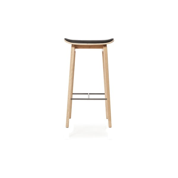 Dřevěná barová židle NORR11 NY11, 65 x 30  cm