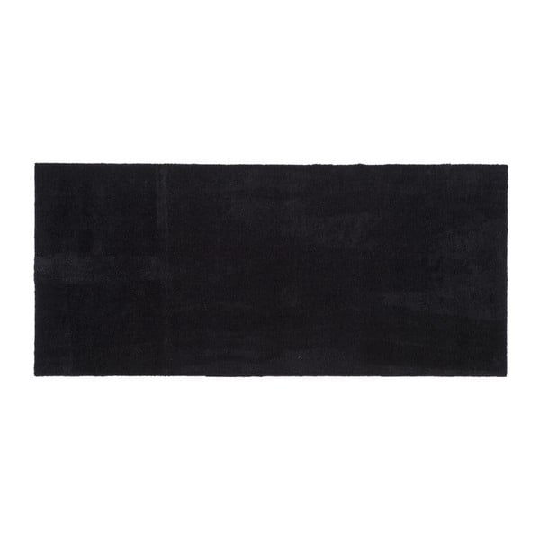 Černá rohožka tica copenhagen Unicolor, 67 x 150 cm