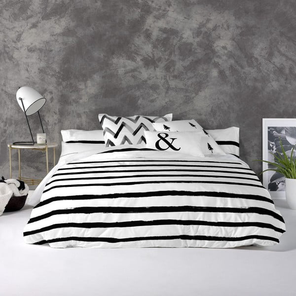 Puuvillane pajalapitekk triibuline, 200 x 200 cm Nordica - Blanc-image-1