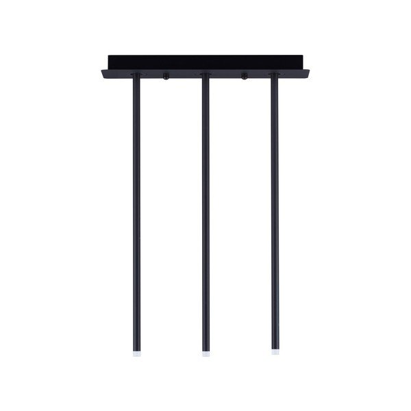 Matt must alumiiniumist LED-laevalgusti painduva konstruktsiooniga 10x45 cm Stilvi - Nova Luce