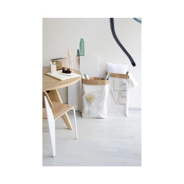 Taaskasutatavast paberist valmistatud hoiukorv Diente de Leon - Surdic-image-1