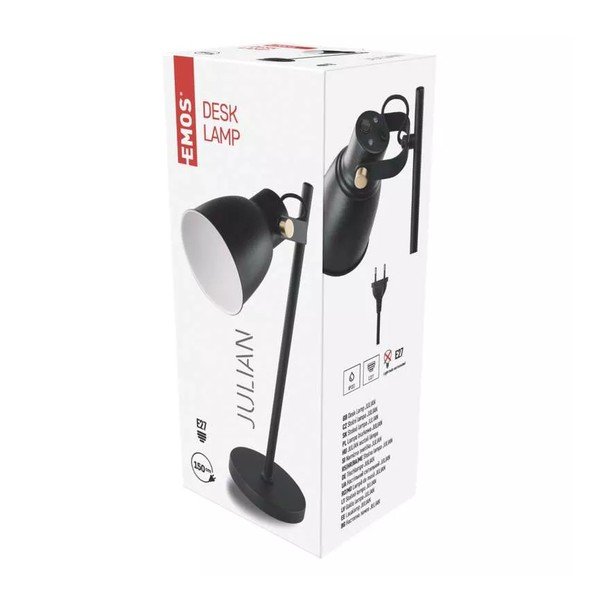 Must laualamp (kõrgus 46 cm) Julian - EMOS-image-1