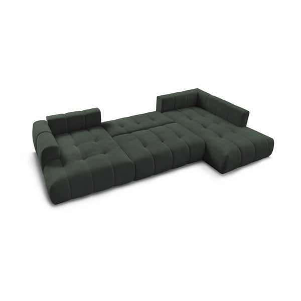 Roheline nurgadiivanvoodi panipaigaga (vasak nurk/"U" kujuline) Fuji - Bobochic Paris-image-4