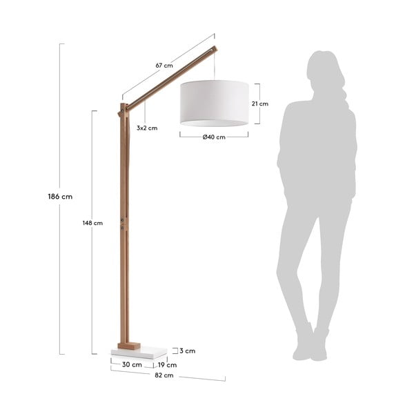 Vabalt seisev lamp Izaar Izar - Kave Home-image-4