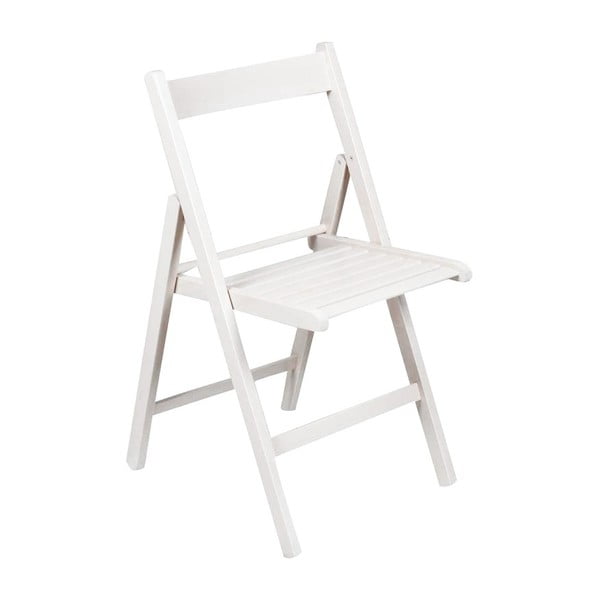 Bílá skládací židle Clarity