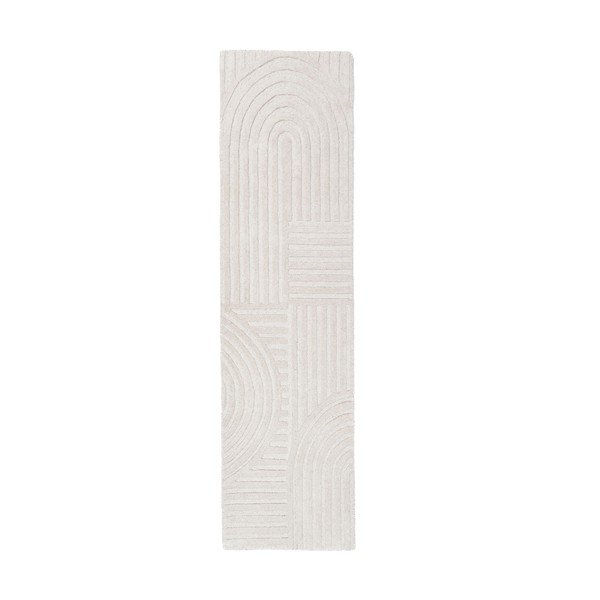 Elevandiluu käsitsi kootud villane vaip 60x230 cm Zen Garden - Flair Rugs
