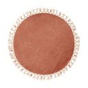 Pruun vannitoamatt ø 80 cm Tuft - Foutastic