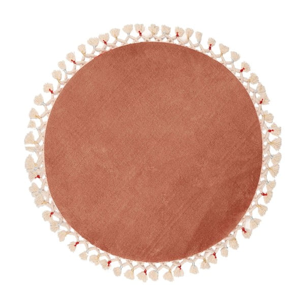 Pruun vannitoamatt ø 80 cm Tuft - Foutastic