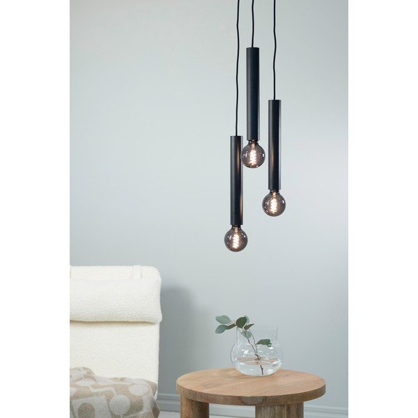 Must rippvalgusti metallist varju 25x25 cm Sencillo - Markslöjd-image-1