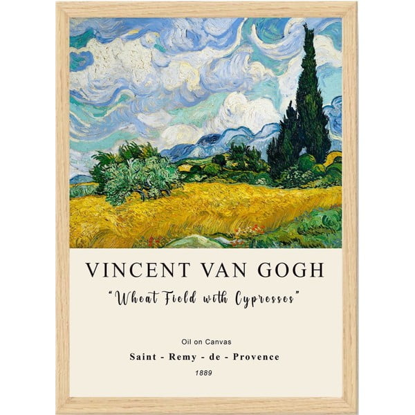 Plakat raamides 35x45 cm Vincent Van Gogh - Wallity