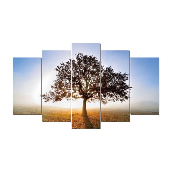 5dílný obraz Tree, 60x100 cm