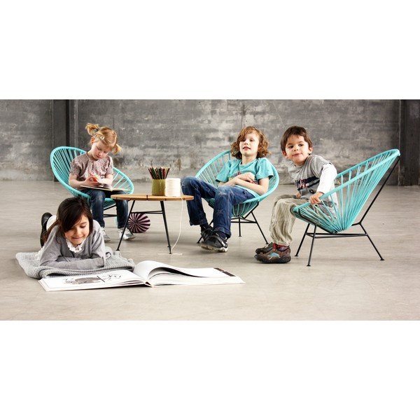 Dětské křeslo Acapulco Mini, černé-image-1