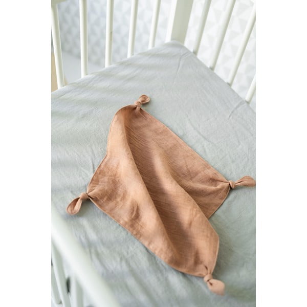 Laste hall linane kummiga lina Nature, 90 x 200 cm - Linen Tales-image-1