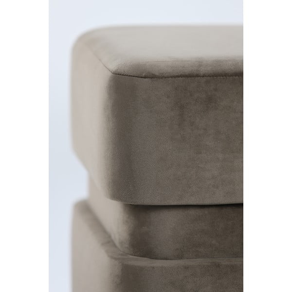 Tumepruun sametist tumba Piazza - Light & Living-image-4