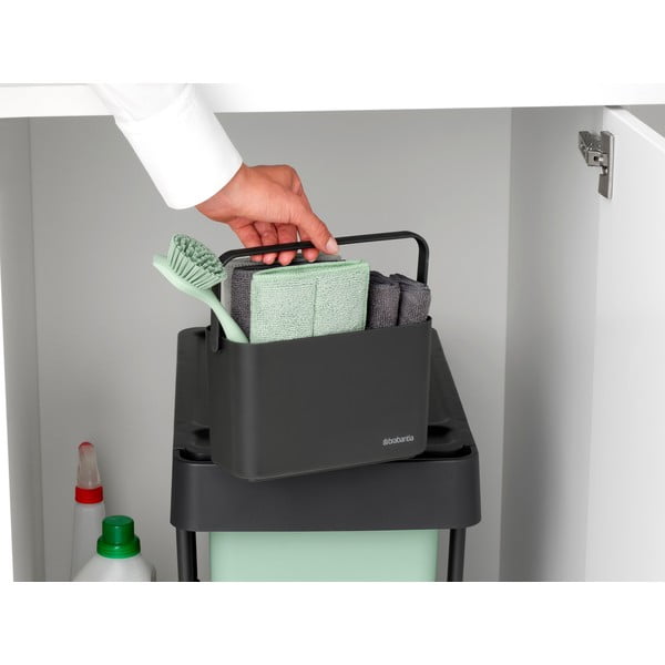 Tumehall taaskasutatud plastikust nõudepesukomplekt SinkSide - Brabantia-image-4