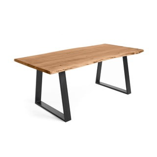 Söögilaud akaatsiapuidust pealispinnaga 97,5x200 cm Alaia - Kave Home
