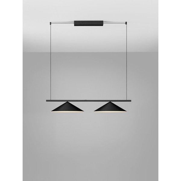 Matt must alumiiniumist LED-rippvalgusti Lui - Nova Luce-image-3