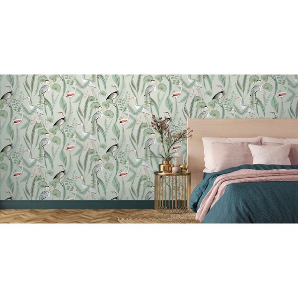 Fliistapeet 10 m x 53 cm Tropical – Vavex-image-1