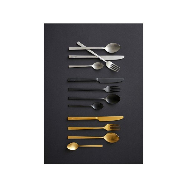 Terasest söögiriistad, 16 tk komplektis Brass - Bitz-image-2
