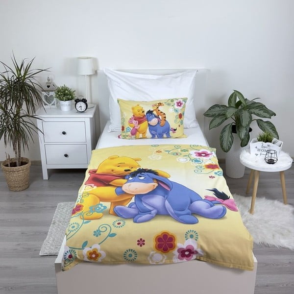 Puuvillane voodipesu 100x135 cm Winnie-the-Pooh - Jerry Fabrics-image-1