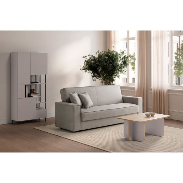 Kreem raamaturiiul 84x175 cm Perla - Marckeric-image-1