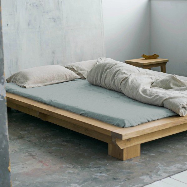 Roheline linane lina 200x140 cm - Linen Tales-image-1