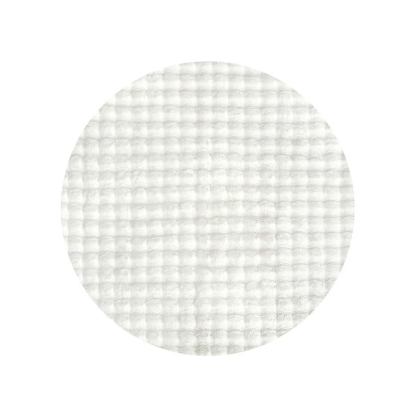 Valge pestav ümmargune vaip ø 150 cm Bubble White - Mila Home