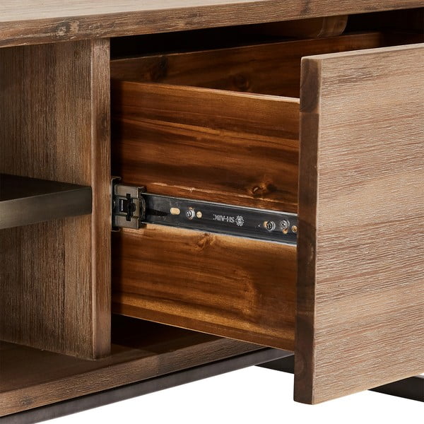 Pruunist täispuidust kohvilaud , 120 x 75 cm Mallorca - Furnhouse-image-1