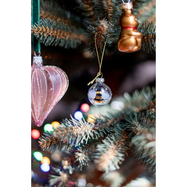 Klaasist jõulukaunistused 12tk komplektis Bee Mini - Sass & Belle-image-1