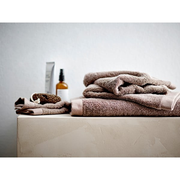 Pruun puuvillane froteerätik 30x30 cm Comfort - Södahl-image-1