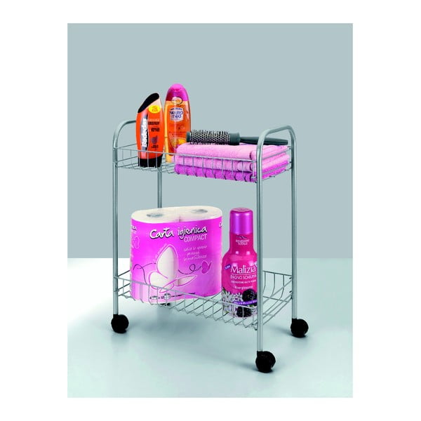 Liigutatav kahekorruseline riiul Greg, pikkus 41 cm - Metaltex-image-3