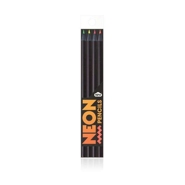 Sada 4 pastelek npw™ Neon Pencils