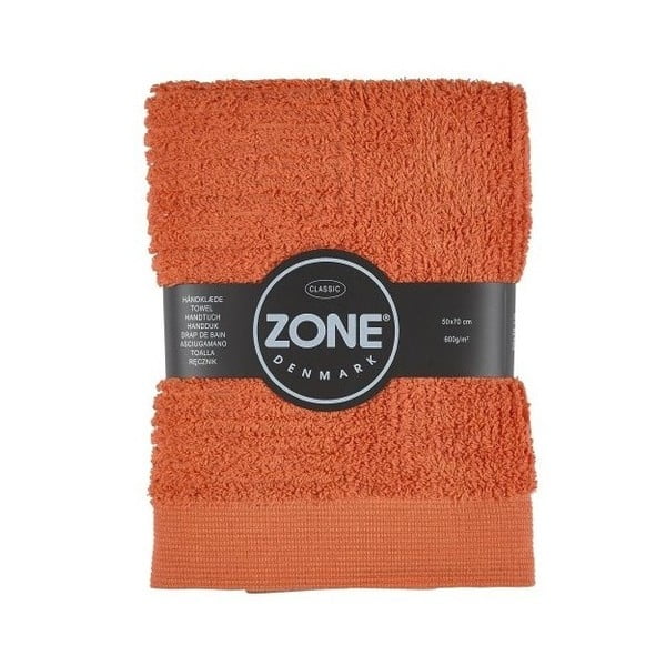 Oranžový ručník Zone 70x50 cm