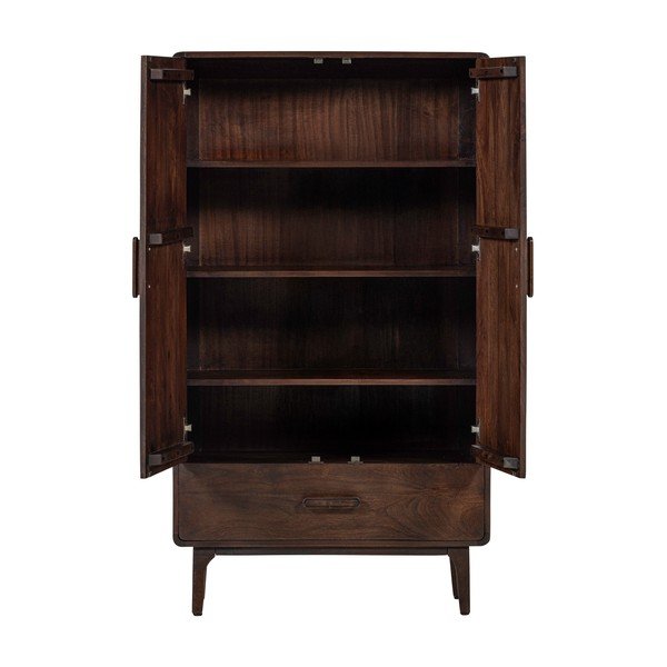 Mangopuidust kapp tumedas naturaalses värvitoonis 85x150x35 cm Liya - WOOOD-image-4