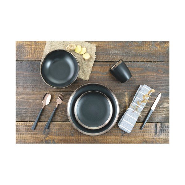 18-osaline mustast kivipuust Villa d'Este komplekt Naima - Villa d'Este-image-1