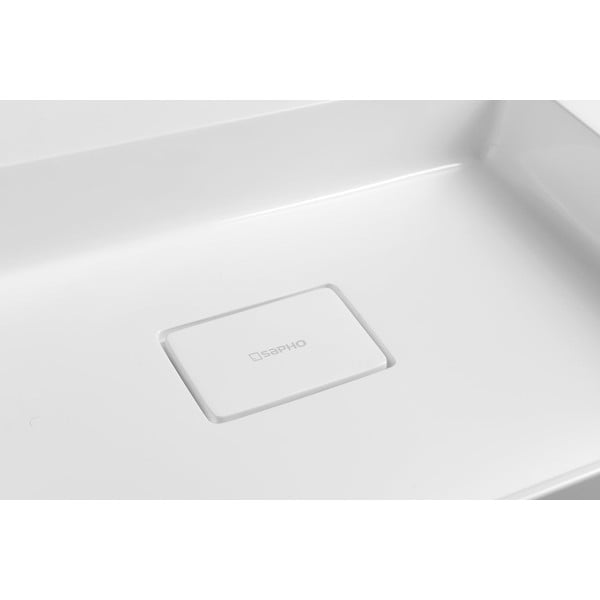 Valge topeltvalamu mineraalkomposiit 96x44 cm Godiva – Sapho-image-4