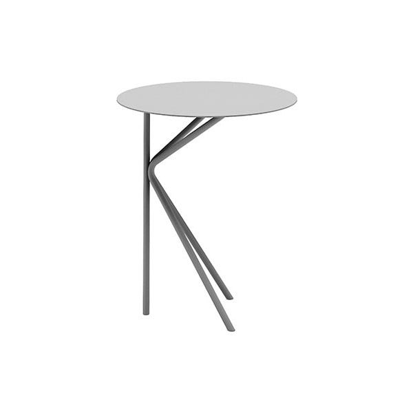 Šedý příruční stolek MEME Design Twin
