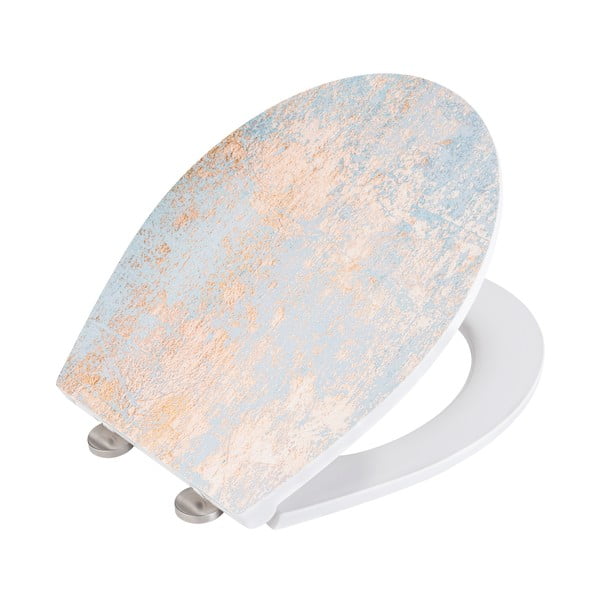 Automaatse sulgemisega tualettruumi iste 37,5 x 44,5 cm Agate - Wenko-image-2