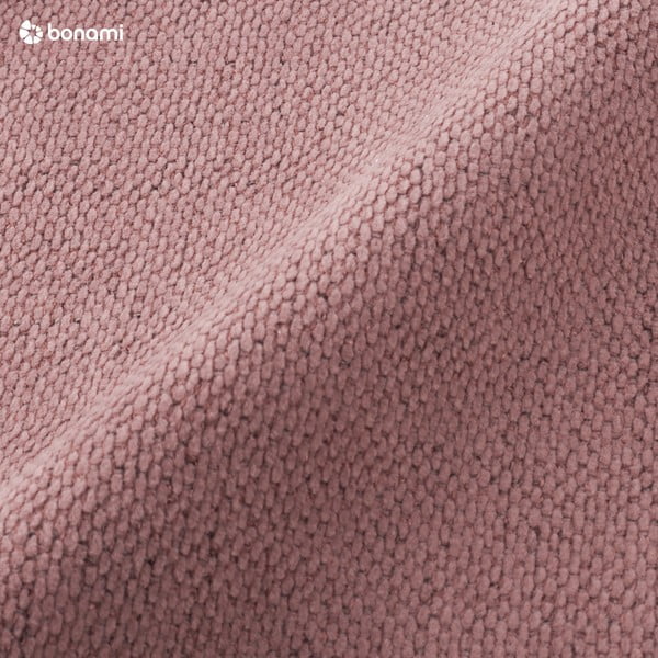 Roosa polsterdatud kaheinimesevoodi panipaigaga 200x200 cm ja panipaik Lupine - Micadoni-image-1