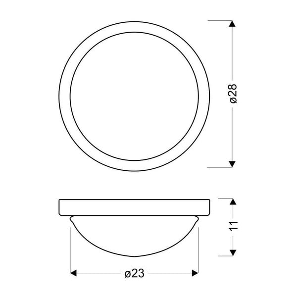 Kuldset värvi klaasist lambivari ø 28 cm laevalgusti Roda - Candellux Lighting-image-2