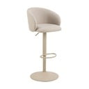Beež reguleeritava kõrgusega/käetugedega baaritool (istme kõrgus 86 cm) Eleanor - Actona