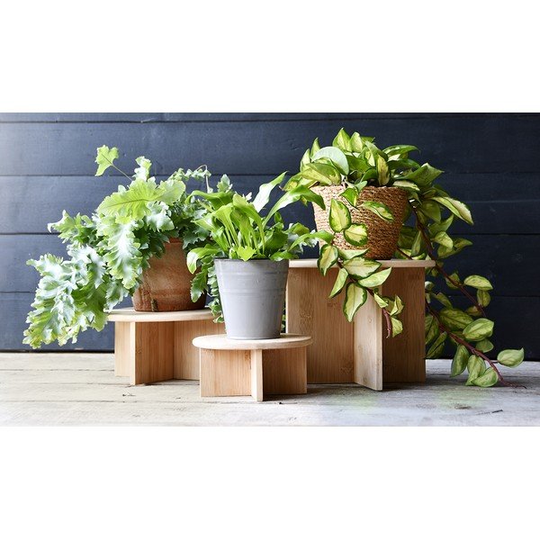 Bambusest lillealus ø 25 cm (kõrgus 19,5 cm) - Esschert Design-image-2