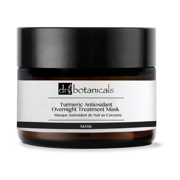 Vyživující noční pleťová maska Dr. Botanicals DB Turmeric Antioxidant Overnight Treatment, 50 ml