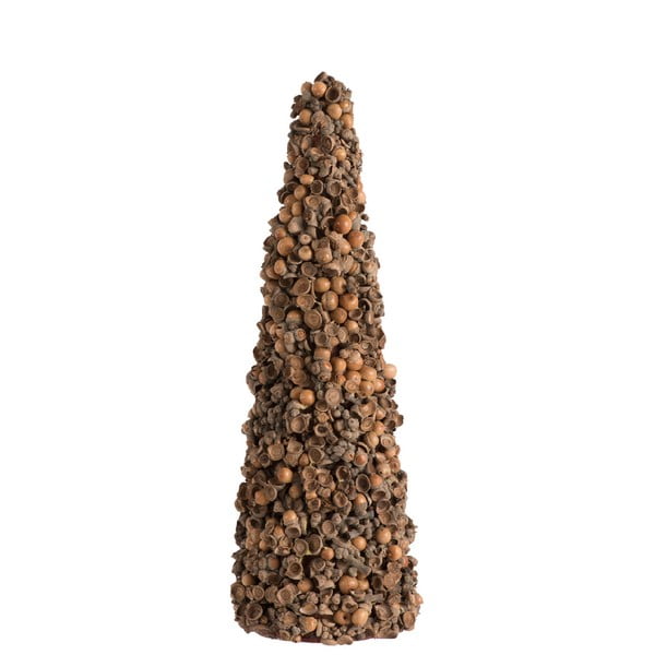 Dekorativní stromek s oříšky J-Line Nuts, výška 49 cm